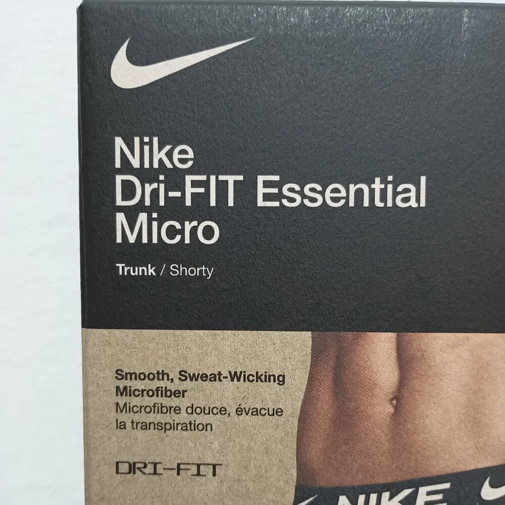 New Nike Dri Fit 3 Pack Boxer Briefs Short Trunk XL